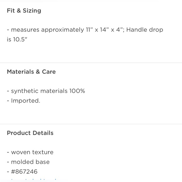 OLD NAVY WHITE FAUX LEATHER TOTE BAG - Picture 3 of 3